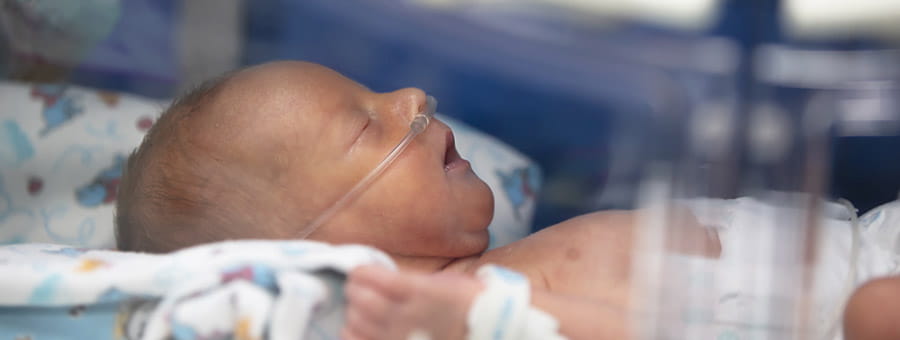 Baby in the NICU.