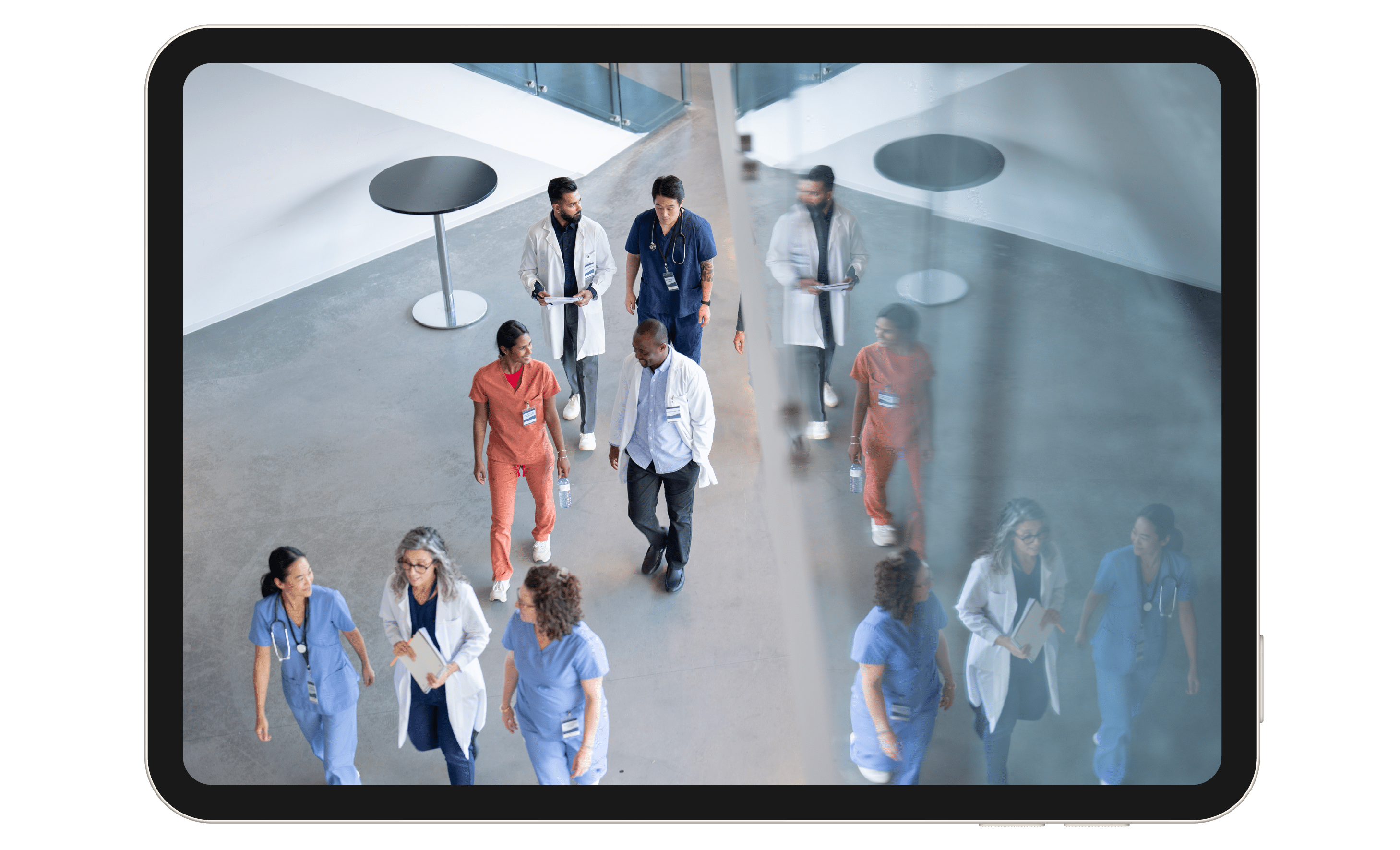 A group of heath care workers.